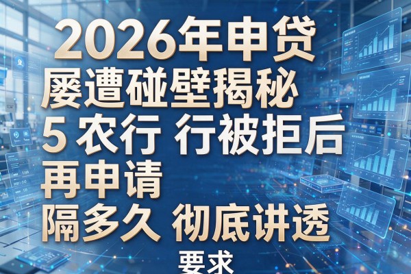 2026年申贷屡遭碰壁揭秘5农行被拒后再申请隔多久彻底讲透!