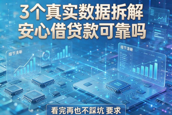 3个真实数据拆解安心借贷款可靠吗,看完再也不踩坑!