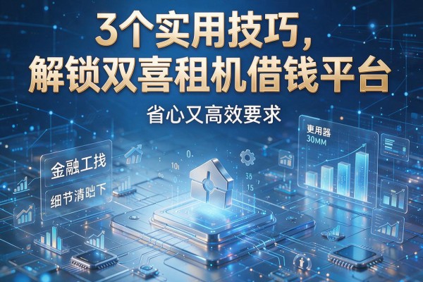 3个实用技巧解锁双喜租机借钱平台,省心又高效!