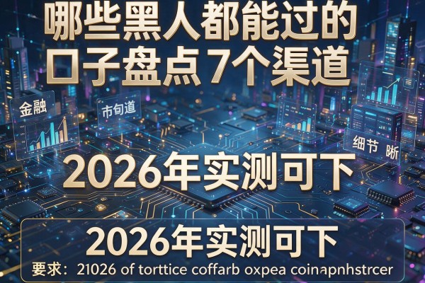 哪些黑人都能过的口子盘点7个渠道2026年实测可下!
