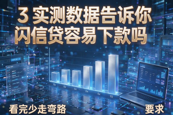 3个实测数据告诉你闪信贷容易下款吗,看完少走弯路!