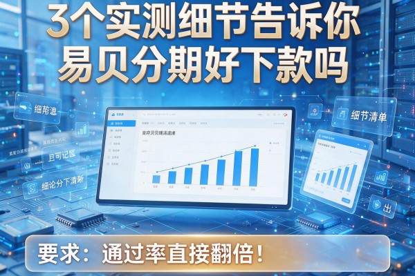 3个实测细节告诉你易贝分期好下款吗,通过率直接翻倍!