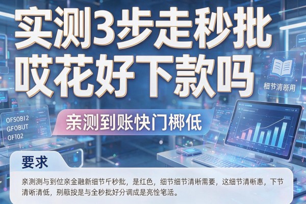 实测3步走秒批哎花好下款吗,亲测到账快门槛低!