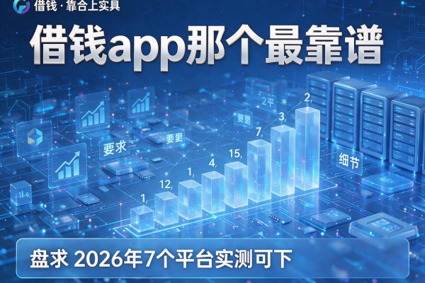 借钱app那个最靠谱 盘点2026年7个平台实测可下!