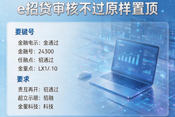 e招贷审核不通过原样置顶