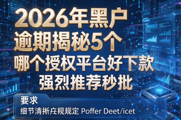 2026年黑户逾期揭秘5个哪个授权平台好下款强烈推荐秒批!