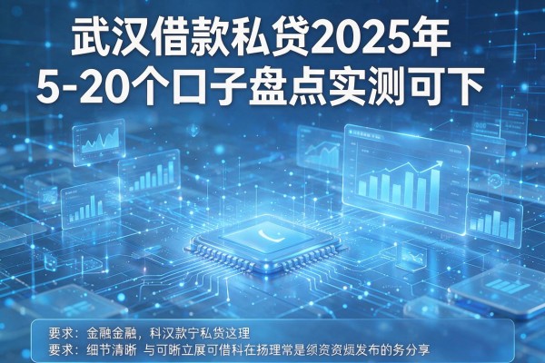 武汉借款私贷2025年5-20个口子盘点实测可下!