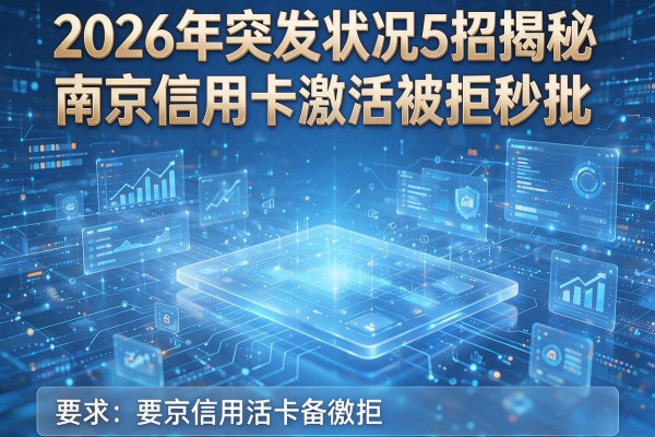 2026年突发状况5招揭秘南京信用卡激活被拒秒批!