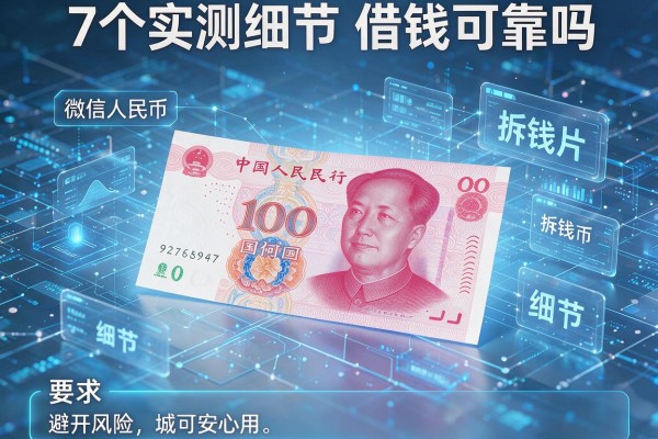 7个实测细节拆解微信人民币借钱可靠吗，避开风险安心用！