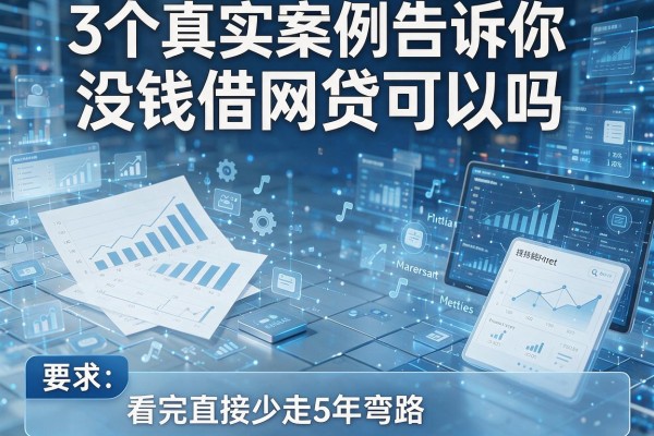 3个真实案例告诉你没钱借网贷可以吗,看完直接少走5年弯路!