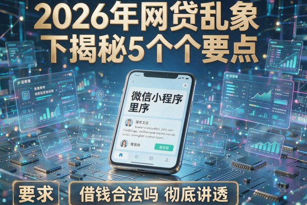 2026年网贷乱象下揭秘5个要点微信小程序里借钱合法吗彻底讲透!