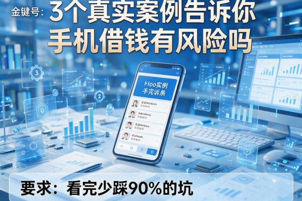 3个真实案例告诉你手机借钱有风险吗,看完少踩90%的坑!