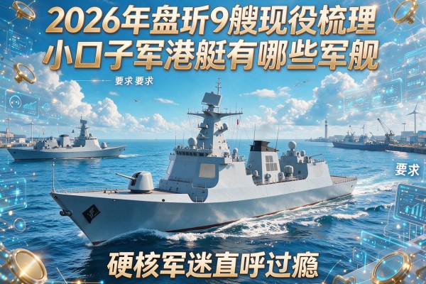 2026年盘点9艘现役舰艇梳理小口子军港有哪些军舰,硬核军迷直呼过瘾!