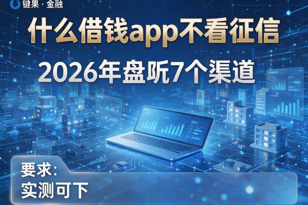 什么借钱app不看征信 2026年盘点7个渠道 实测可下!