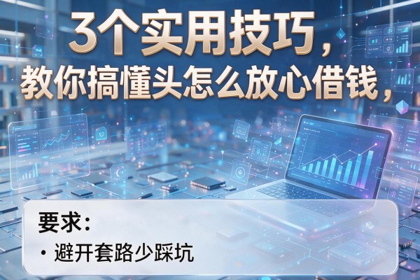 3个实用技巧教你搞懂头条怎么放心借钱，避开套路少踩坑！