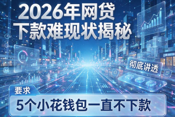 2026年网贷下款难现状揭秘5个小花钱包一直不下款彻底讲透!