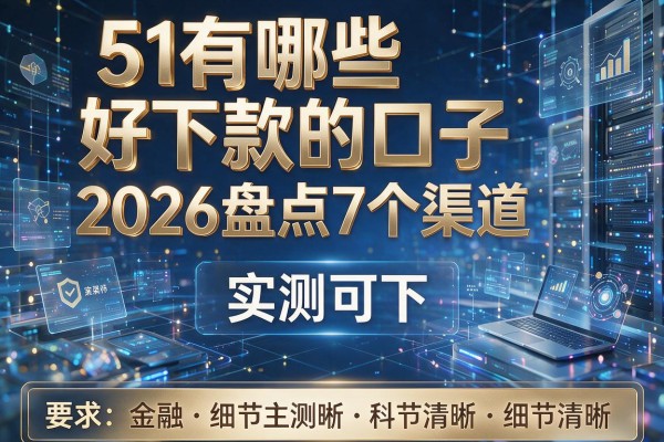 51有哪些好下款的口子 2026盘点7个渠道 实测可下!