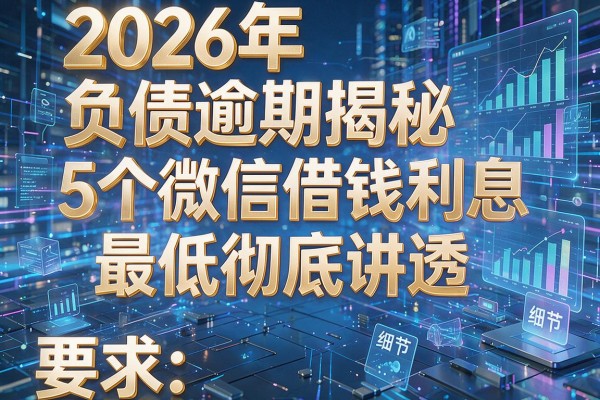 2026年负债逾期揭秘5个微信借钱利息最低彻底讲透!