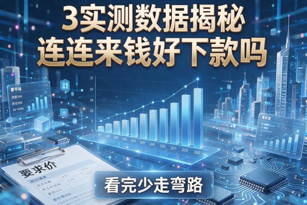 3个实测数据揭秘连连来钱好下款吗，看完少走弯路！