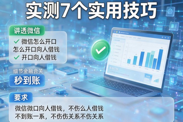 实测7个实用技巧讲透微信怎么开口向人借钱不伤关系秒到账!