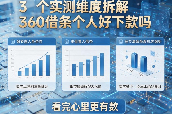 3个实测维度拆解360借条个人好下款吗,看完心里更有数!
