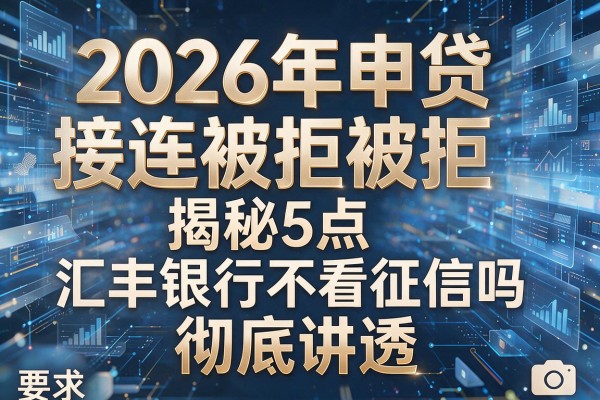 2026年申贷接连被拒揭秘5点汇丰银行不看征信吗彻底讲透!