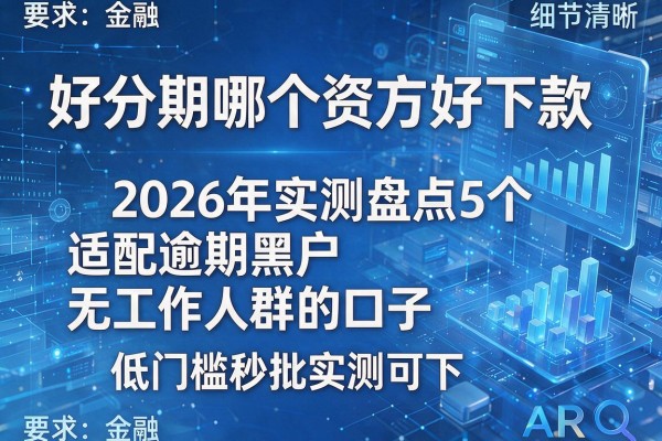 好分期哪个资方好下款 2026年实测盘点5个适配逾期黑户无工作人群的口子 低门槛秒批实测可下!