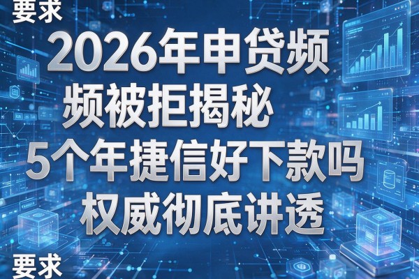 2026年申贷频频被拒揭秘5个年捷信好下款吗权威彻底讲透！