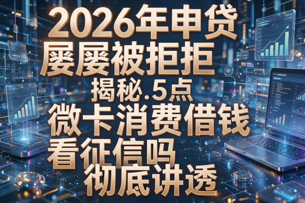 2026年申贷屡屡被拒揭秘5点微卡消费借钱看征信吗彻底讲透!