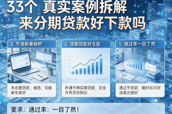 3个真实案例拆解来分期贷款好下款吗,通过率一目了然!