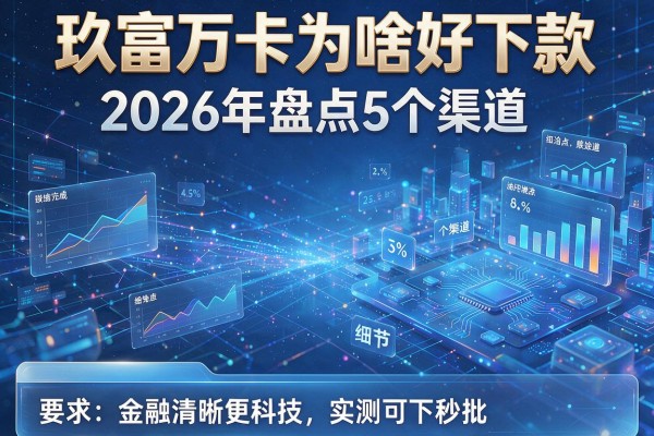 玖富万卡为啥好下款 2026年盘点5个渠道 实测可下秒批!