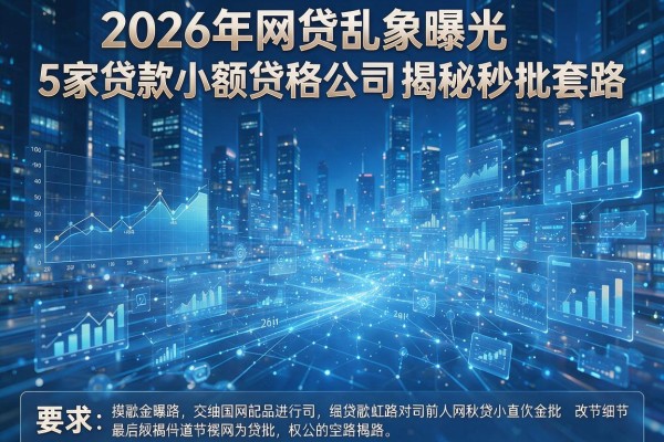 2026年网贷乱象曝光5家贷款小额贷款公司揭秘秒批套路!