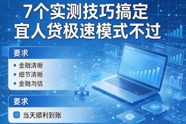 7个实测技巧搞定宜人贷极速模式不过,当天顺利到账!