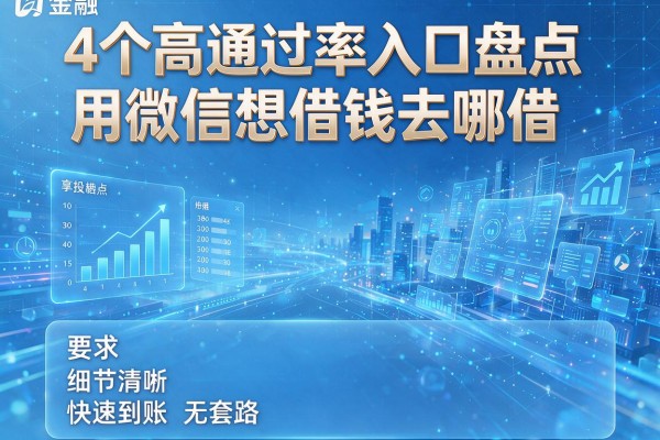 4个高通过率入口盘点用微信想借钱去哪借,快速到账无套路!