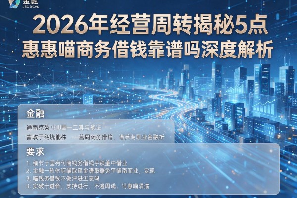 2026年经营周转揭秘5点惠喵商务借钱靠谱吗深度解析!