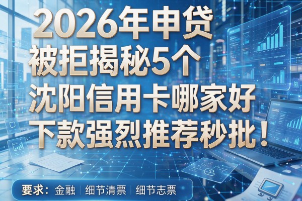 2026年申贷被拒揭秘5个沈阳信用卡哪家好下款强烈推荐秒批!