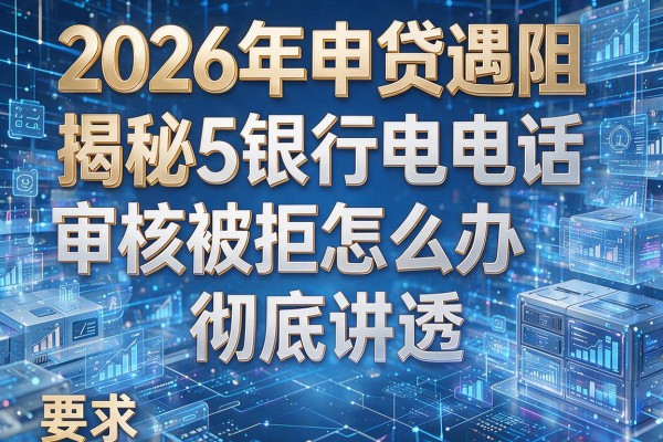 2026年申贷遇阻揭秘5银行电话审核被拒怎么办彻底讲透!