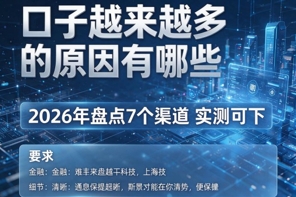 口子越来越多的原因有哪些 2026年盘点7个渠道 实测可下!