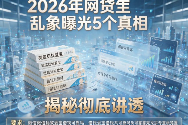 2026年网贷乱象曝光5个真相微信蚂蚁爱宝借钱可靠吗揭秘彻底讲透!