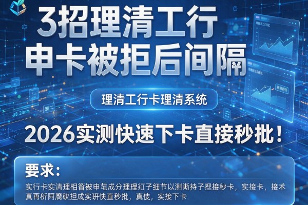 3招理清工行申卡被拒后间隔，2026实测快速下卡直接秒批！