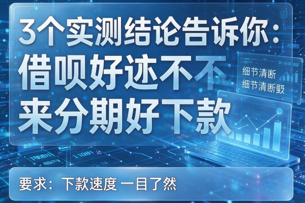 3个实测结论告诉你借呗好还是来分期好下款,下款速度一目了然!