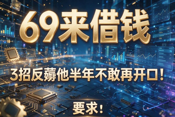 69来借钱,3招反薅他半年不敢再开口!