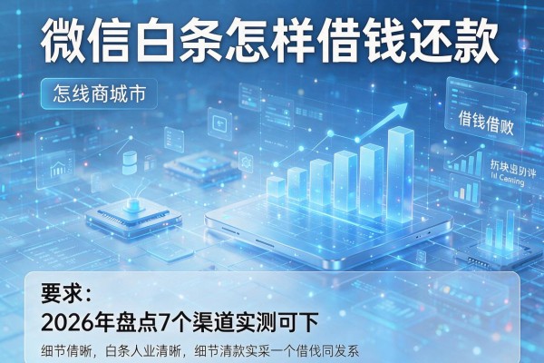 微信白条怎样借钱还款 2026年盘点7个渠道实测可下!