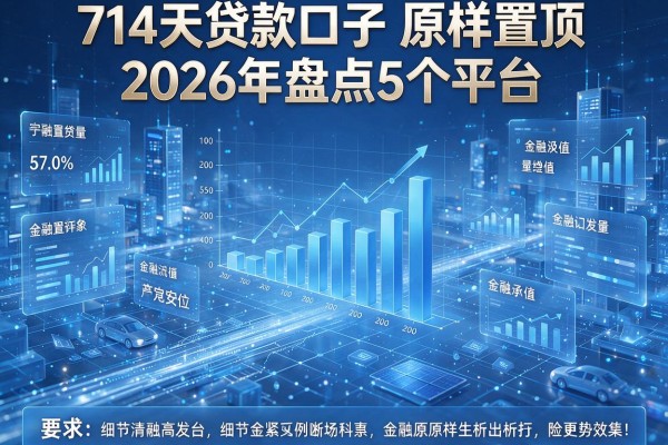 714天贷款口子原样置顶2026年盘点5个平台