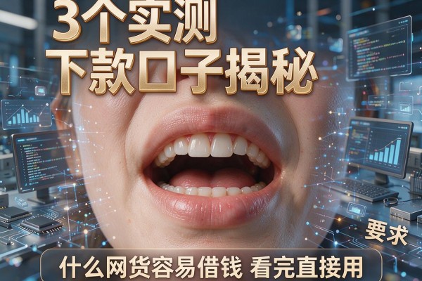 3个实测下款口子揭秘,什么网货容易借钱看完直接用!
