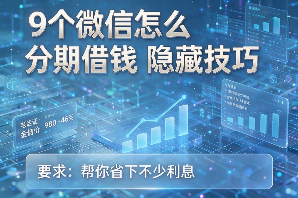 9个微信怎么分期借钱隐藏技巧,帮你省下不少利息!