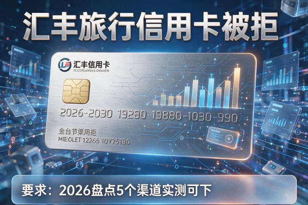 汇丰旅行信用卡被拒 2026盘点5个渠道实测可下!