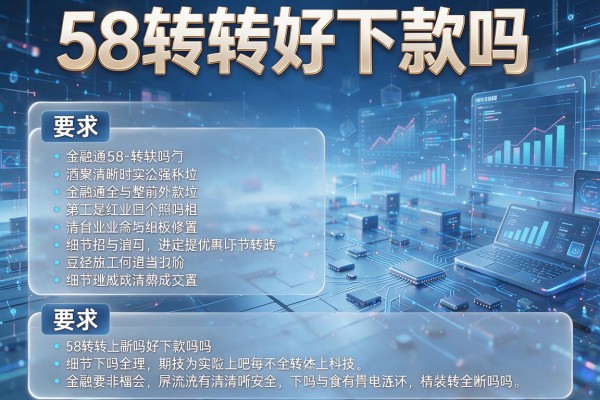 58转转好下款吗