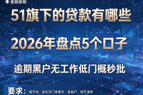 51旗下的贷款有哪些 2026年盘点5个口子 逾期黑户无工作低门槛秒批!
