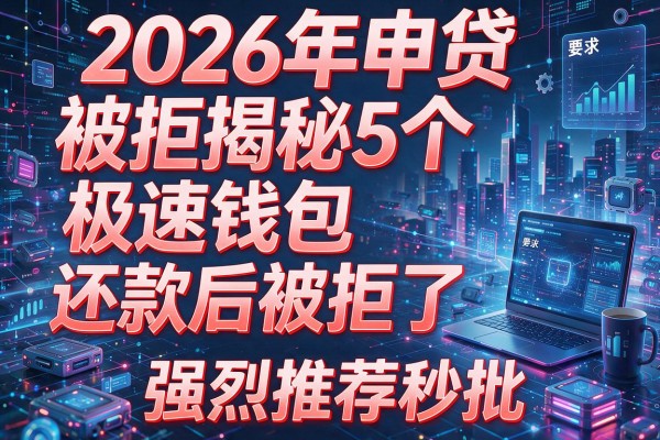 2026年申贷被拒揭秘5个极速钱包还款后被拒了强烈推荐秒批！
